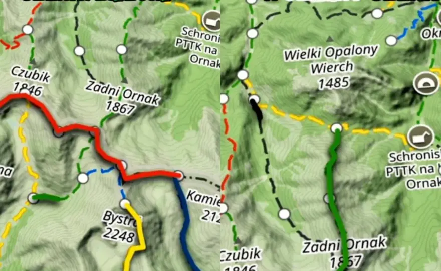 Co oznacza czarny szlak w Tatrzańskiej Koniowej Górze? Ważne informacje